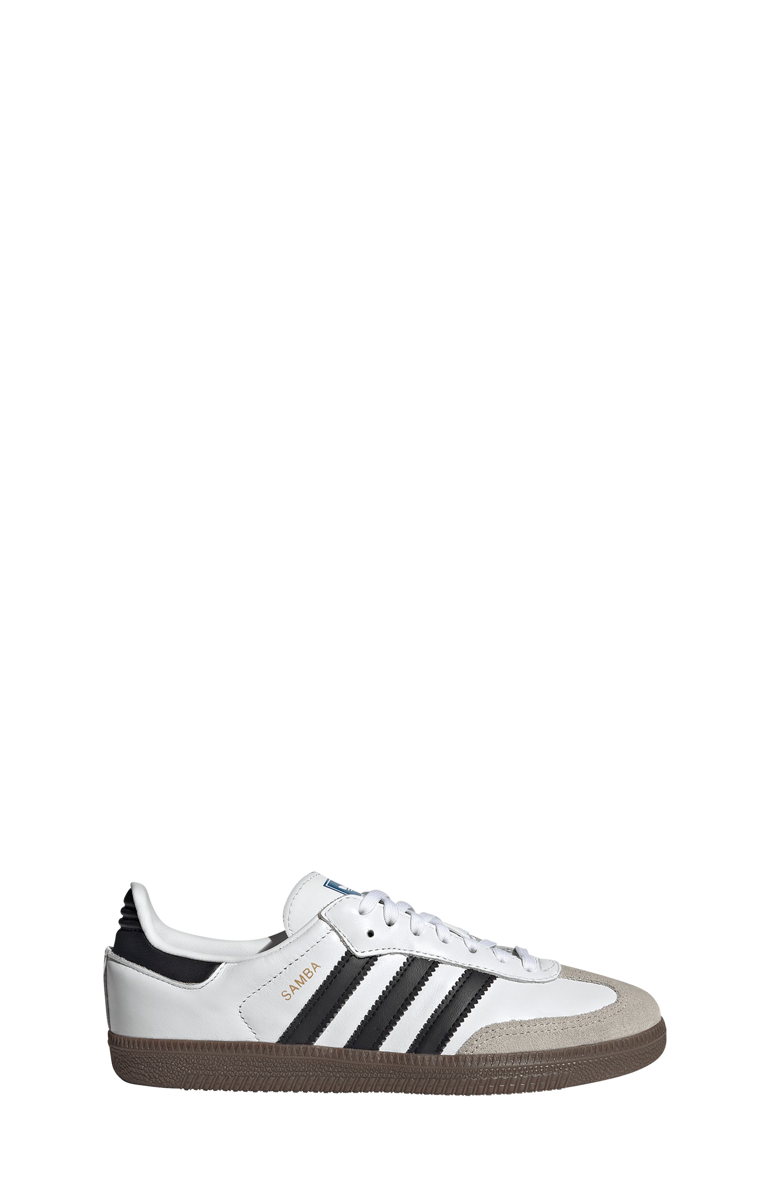 Kids' Samba Sneaker, Alternate, color, FTWWHT/CBL
