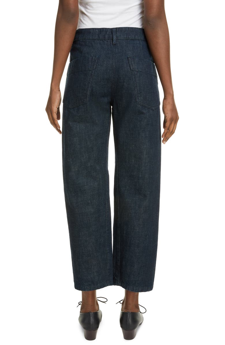 Lemaire High Waist Twist Crop Jeans, Alternate, color,