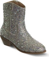 Badgley Mischka Collection Kids' Rhinestone Western Boot