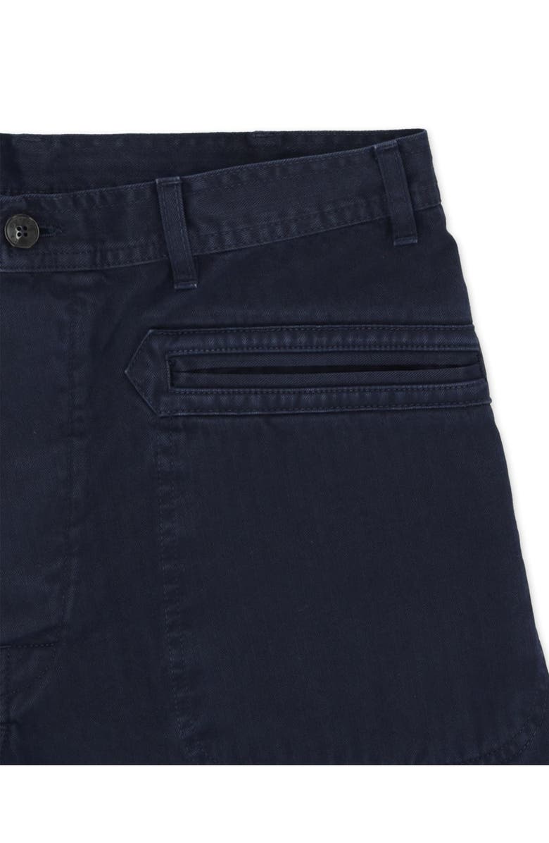 Fortela Herringbone Cotton Trousers, Alternate, color, Blue