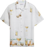 Tommy Bahama Mixers Short Sleeve Linen Button-Up Shirt
