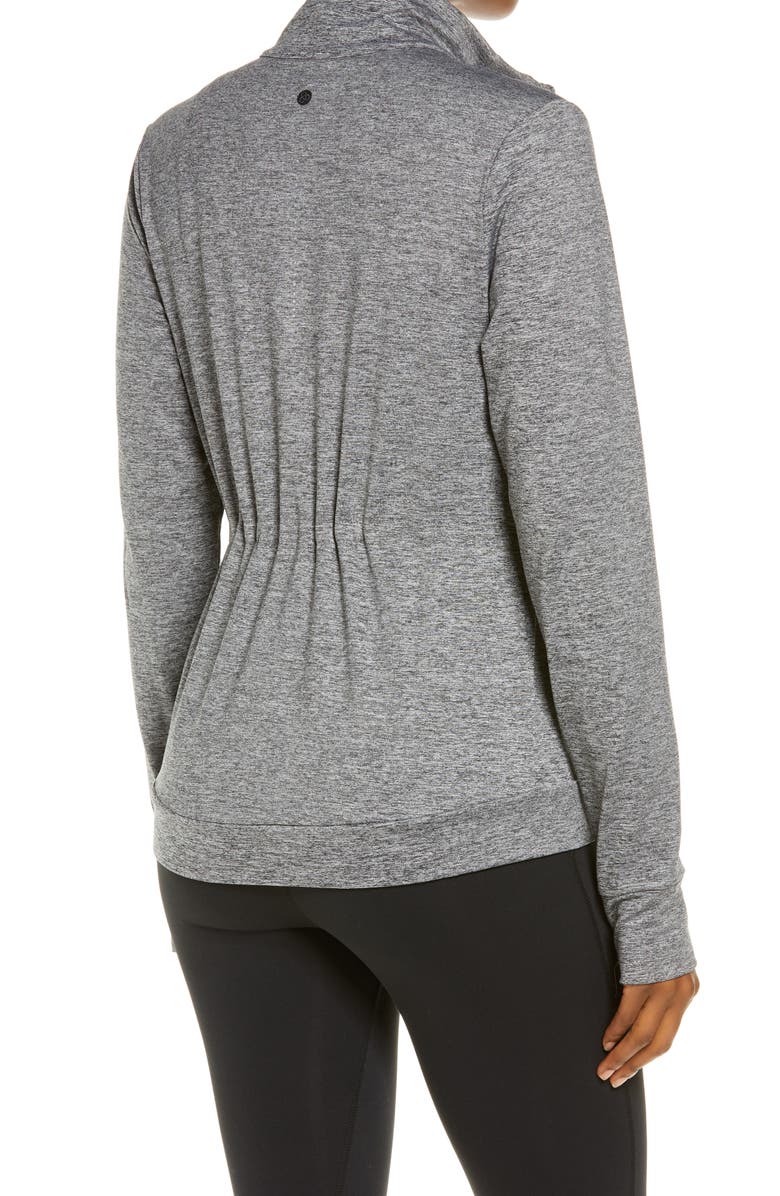 Zella Active Fleece Full Zip Jacket, Alternate, color, 