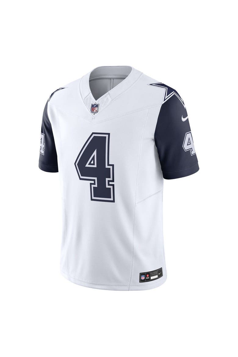 Men's Nike Dak Prescott White Dallas Cowboys Vapor F.U.S.E. Limited Jersey, Alternate, color, White