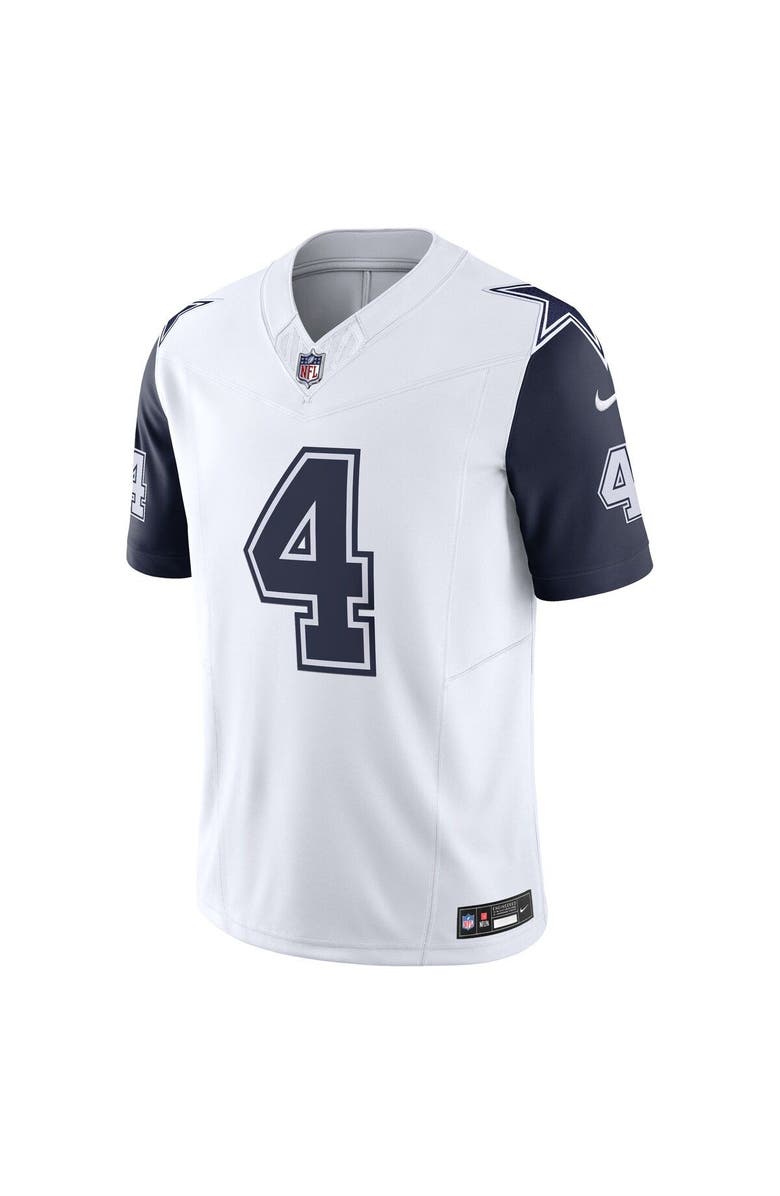 Nike Men's Nike Dak Prescott White Dallas Cowboys Vapor F.U.S.E. Limited Jersey, Alternate, color, White