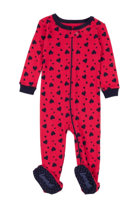 Hearts Footed Sleeper Pajama