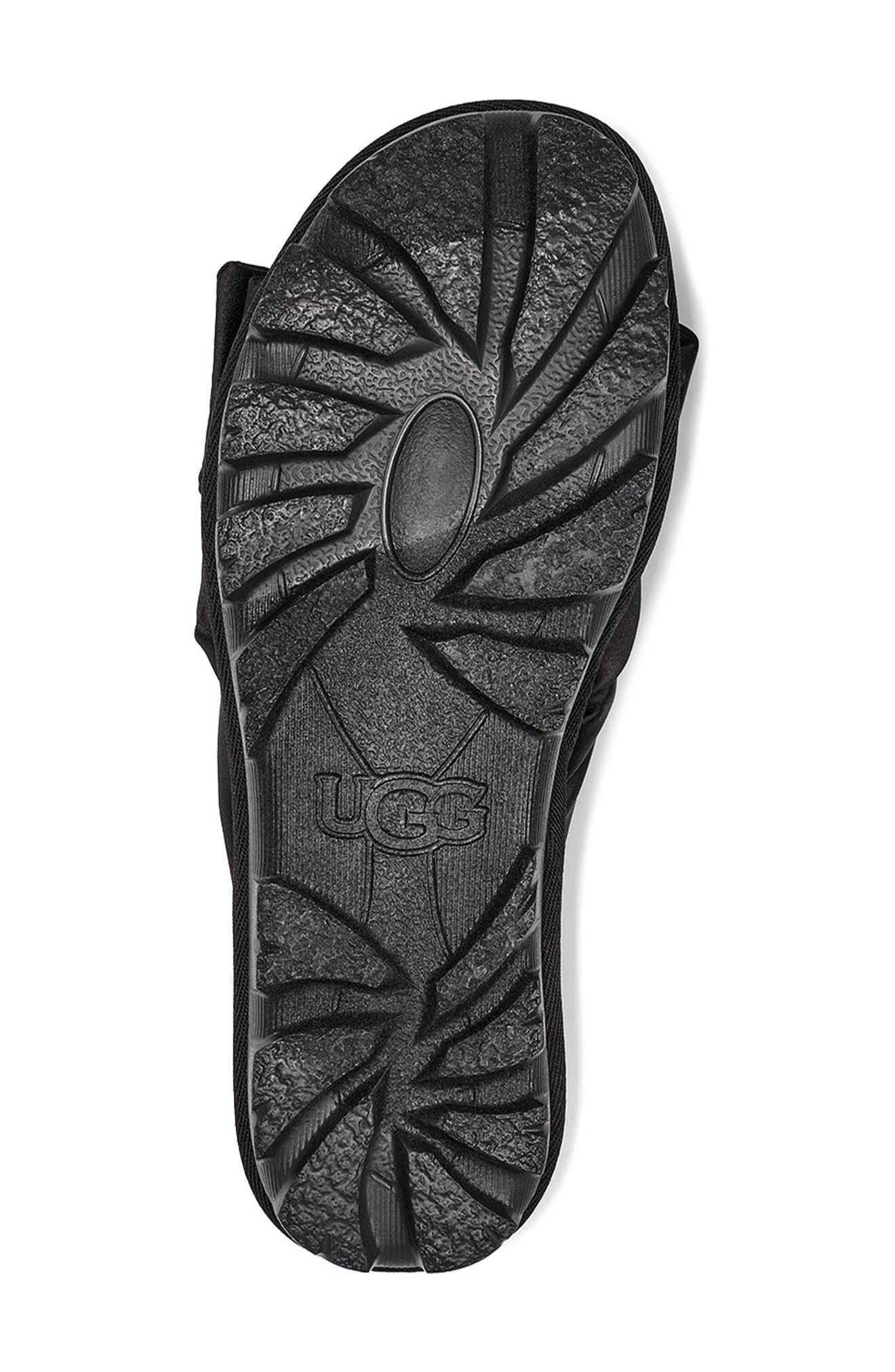 UGG<sup>®</sup> Lushette Puffer Genuine Shearling Slide, Alternate, color, 