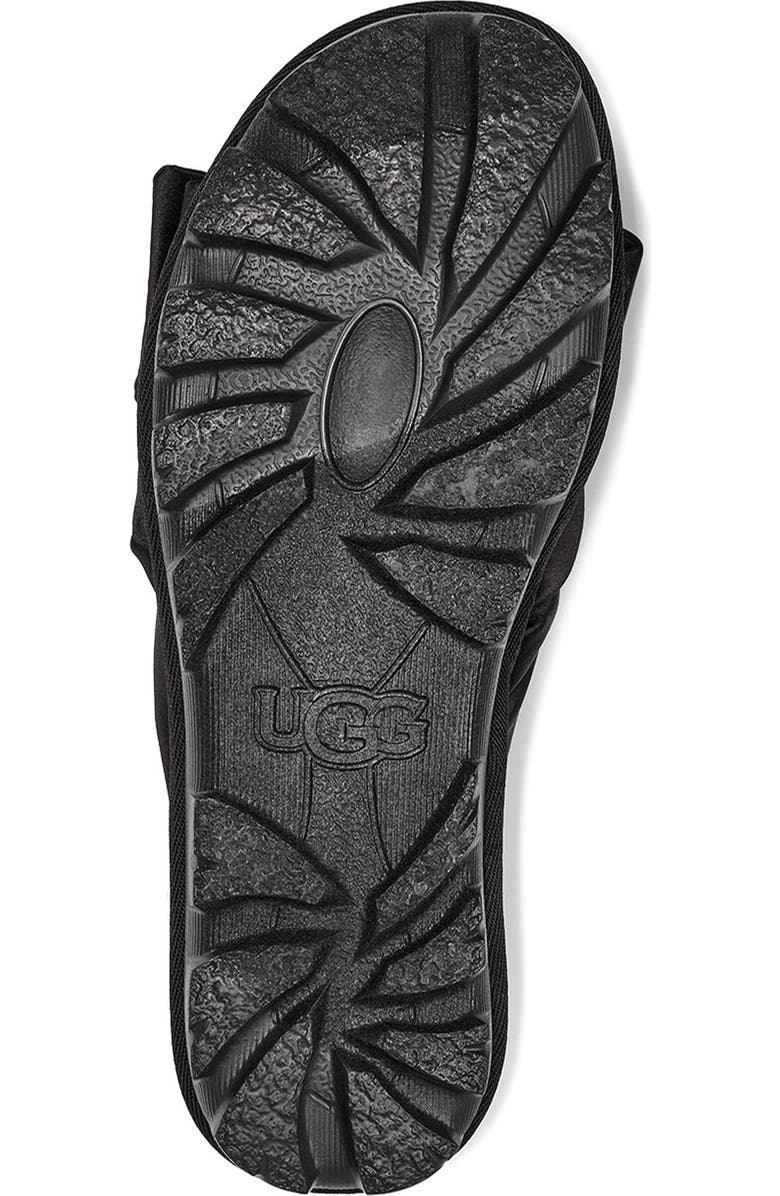 UGG<sup>®</sup> Lushette Puffer Genuine Shearling Slide, Alternate, color,