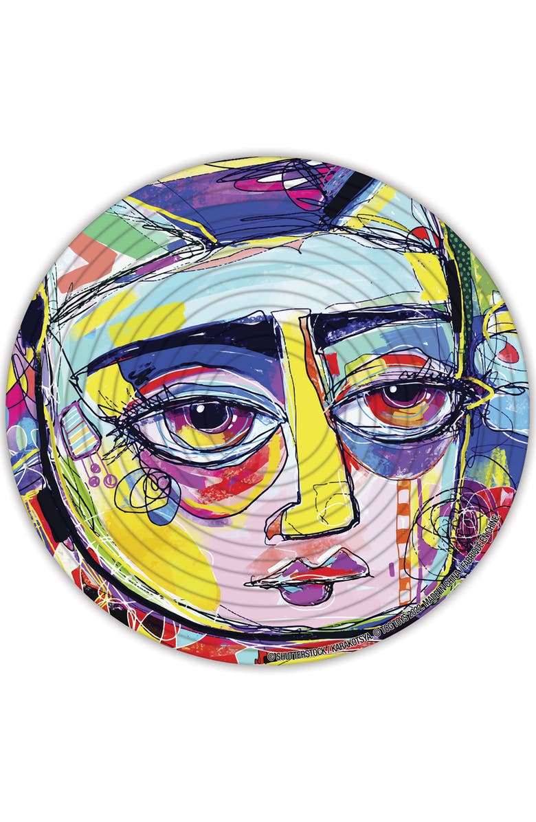 Spin Flip Puzzle Abstract 2L 14 Rings 2In1, 8+, Alternate, color, Multicolored