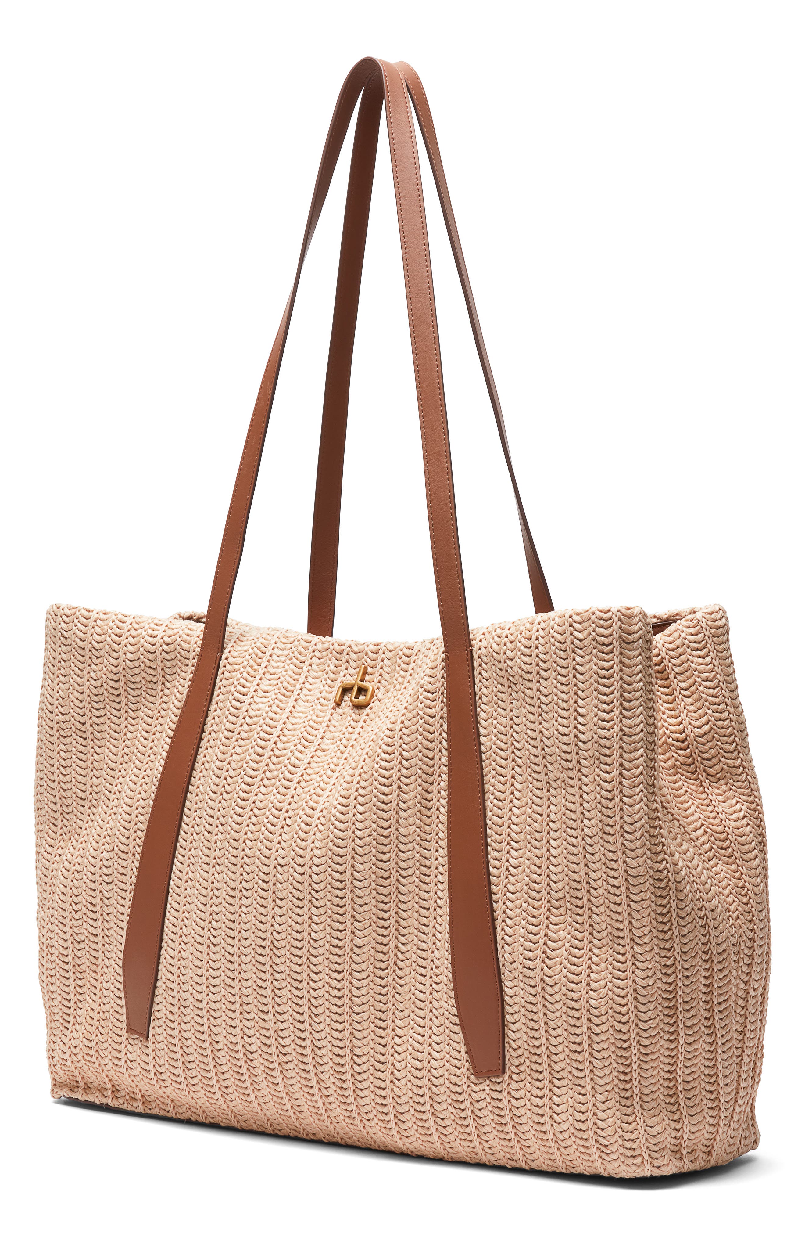 rag 
bone Chelsea Straw Tote, Alternate, color, 