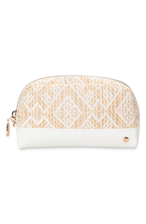 Stephanie Johnson Mini Paros Coconut Mini Mae Cosmetics Pouch In White