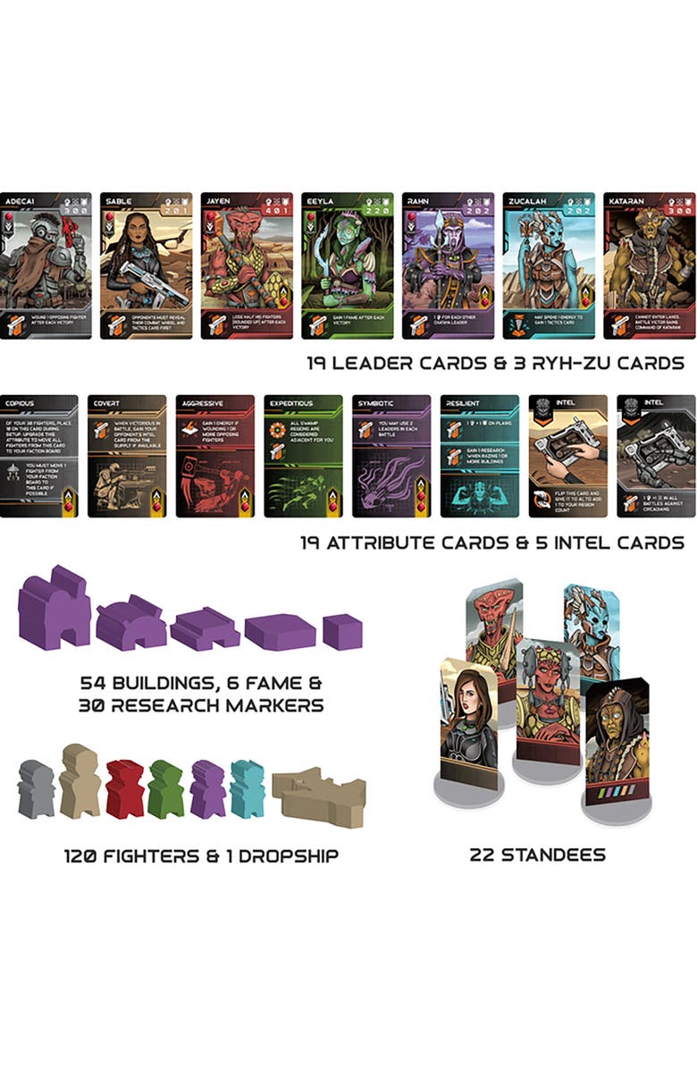 Renegade Game Studios Circadians Chaos Order Strategy Boardgame, Alternate, color, Multicolored