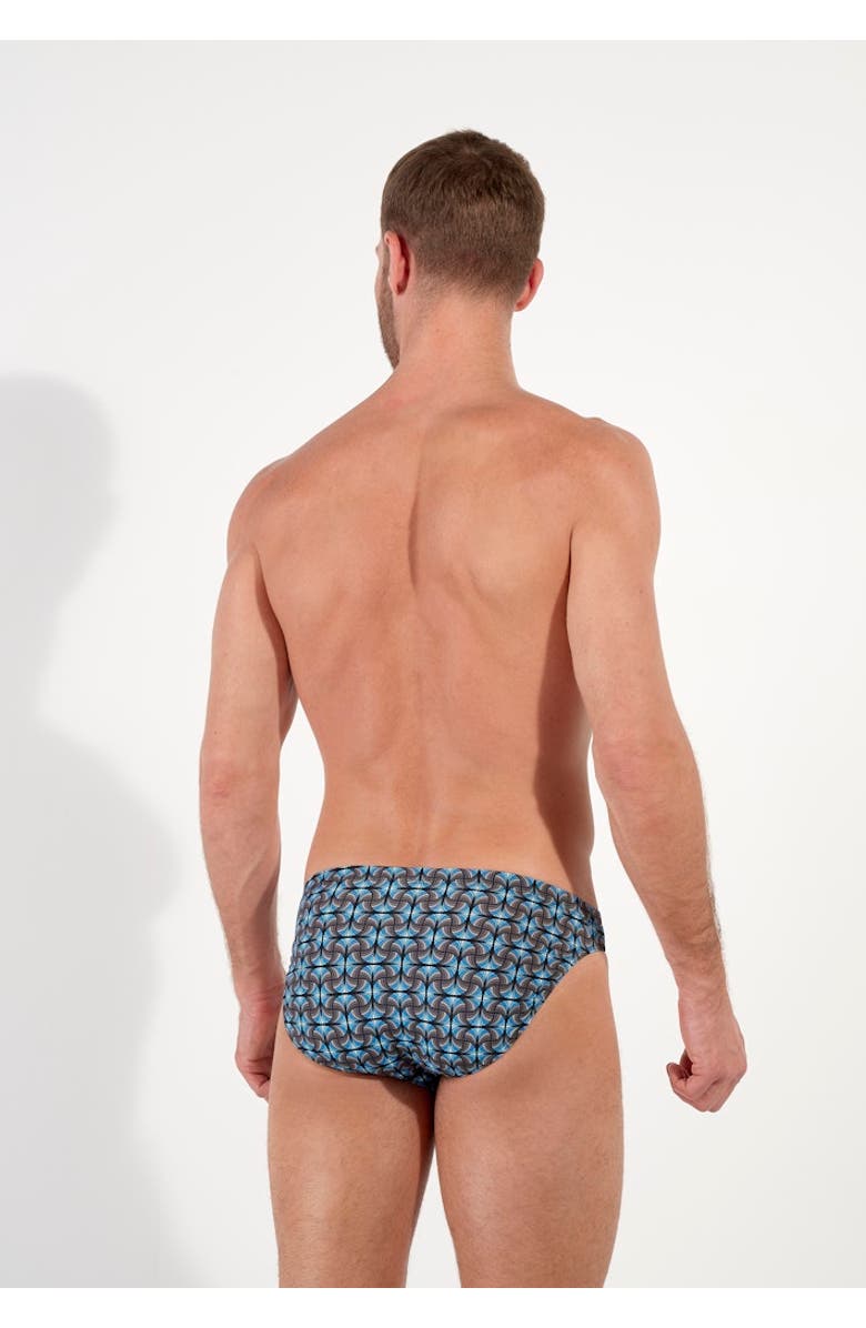 HOM Aloys Comfort Micro Briefs, Alternate, color, Dark Grey Print