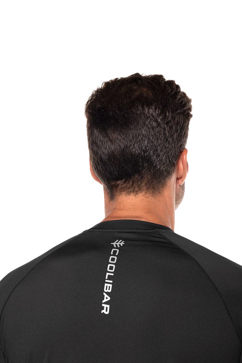 Men's Sonora Agility Long Sleeve Performance T-shirt, UPF 50+ Sun Protection, Alternate, color, Black