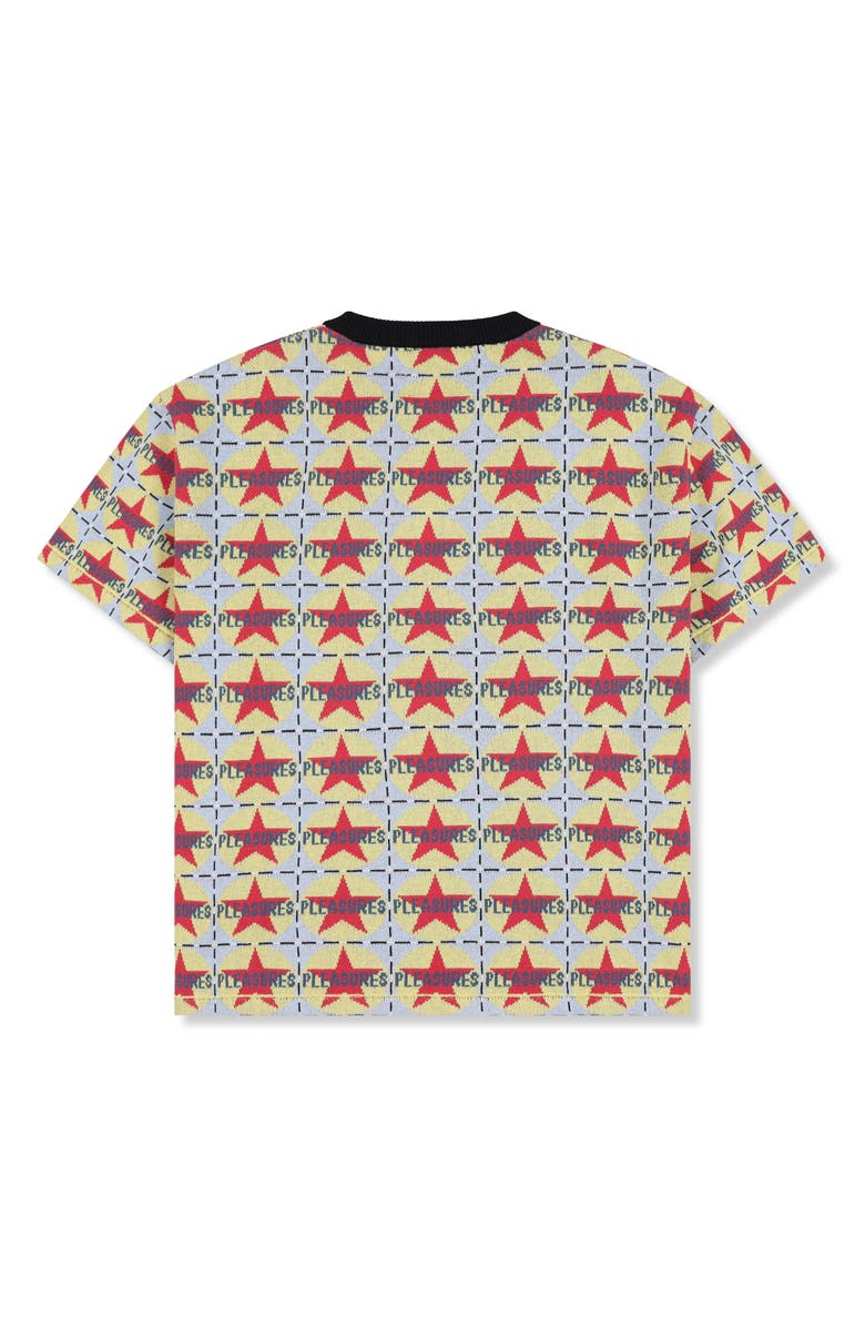 PLEASURES Tabs Cotton Jacquard T-Shirt, Alternate, color, Black Multi