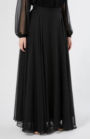 Marina Rinaldi Fontana Chiffon Maxi Skirt