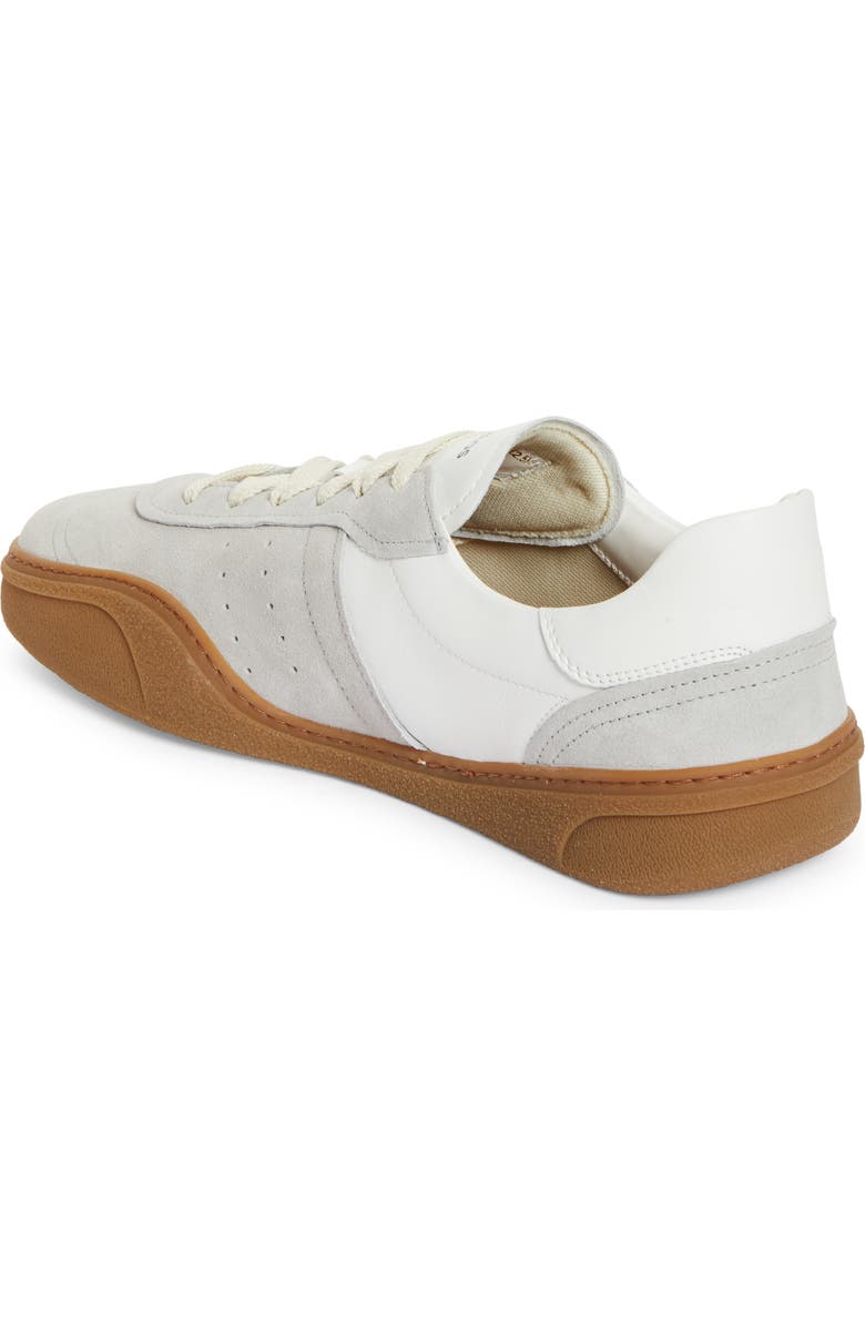 Acne Studios Low Top Sneaker, Alternate, color, White/Brown