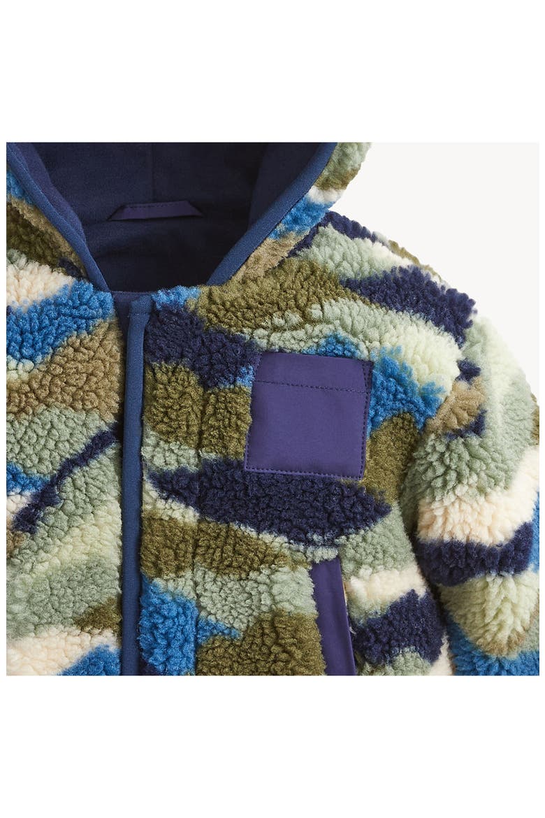 Kids' Camo Peak High-Pile Fleece Jacket, Alternate, color, CMOPK