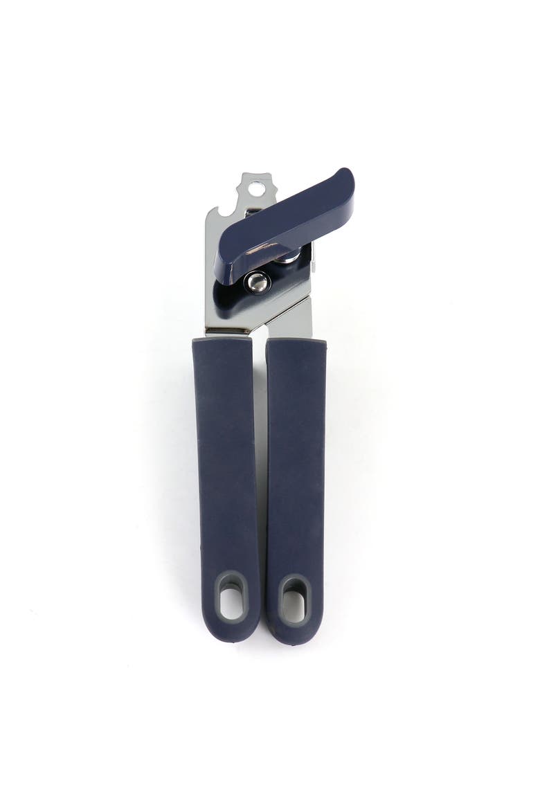 2 Piece Stainless Steel Can Opener and Tongs Set, Alternate, color, Navy