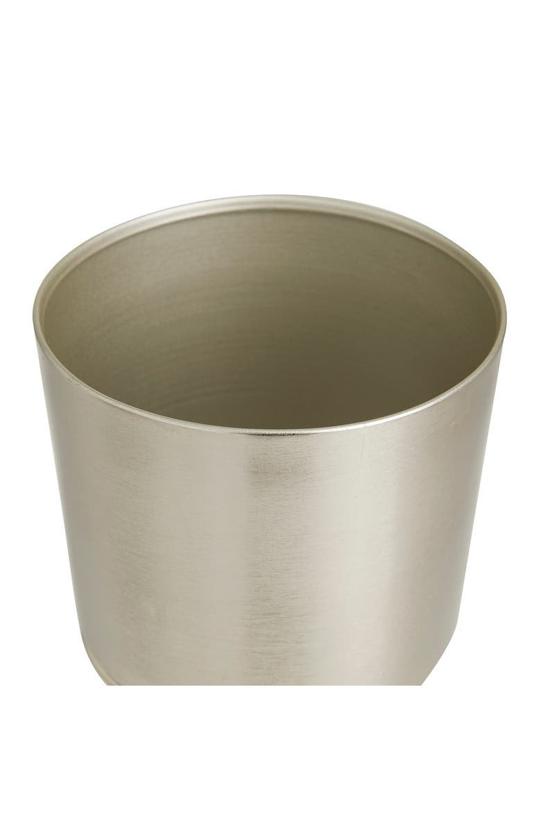 COSMO BY COSMOPOLITAN Silvertone Metal Modern Planter - Set of 2, Alternate, color,