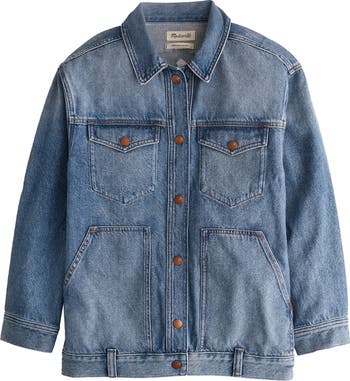 Madewell Oversize Trucker Jean Jacket Nordstrom