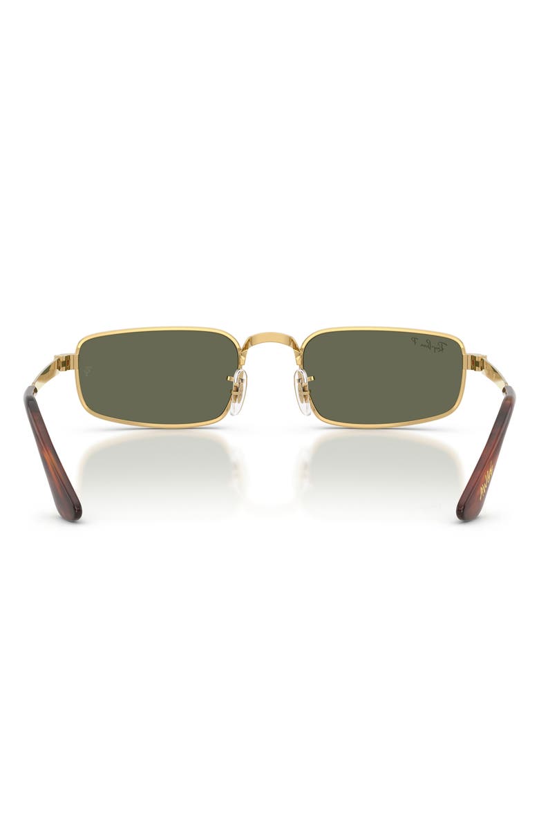 Ray-Ban 54mm x A$AP Rocky Polarized Rectangular Sunglasses, Alternate, color, Arista / Polar Green