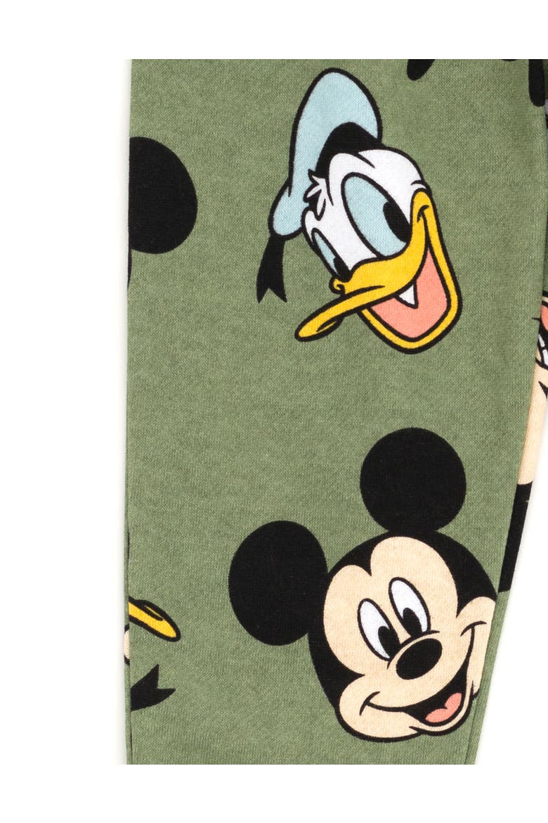 Mickey Mouse Fleece Sweatshirt and Jogger Pants 2-Piece Set, Alternate, color, Mickey Friends Green