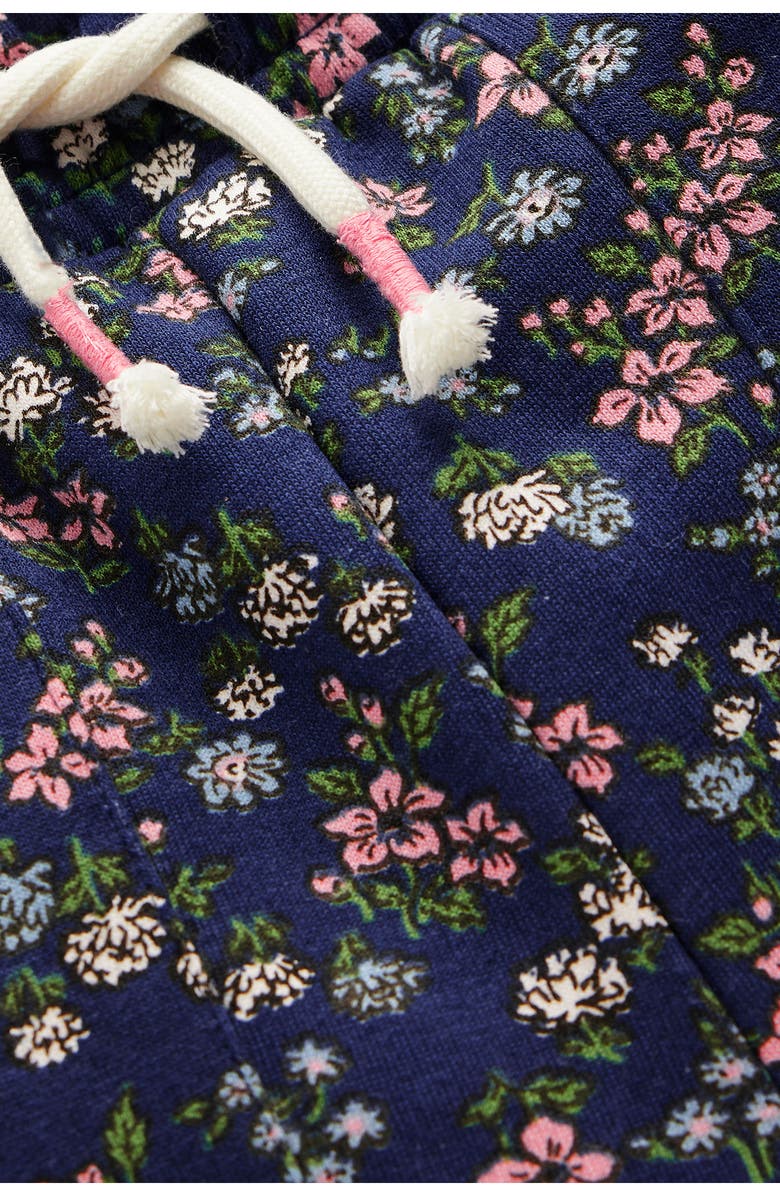 Mini Boden Kids' Patterned Wide Leg Pants, Alternate, color, Starboard Blue Meadow Floral