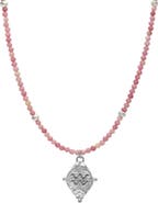 Seven Saints Aquarius Zodiac Gemstone Choker Necklace