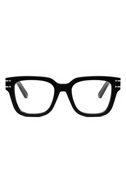 メガネ DIOR Woman Optical frames Black MINICDOS9I 1200 Dior Mini Cd O Mini Cd O S9i Women Black Round Eyeglasses