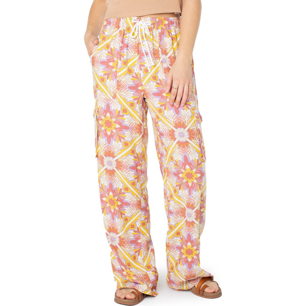 Roxy Precious Floral Cargo Pants In Multi