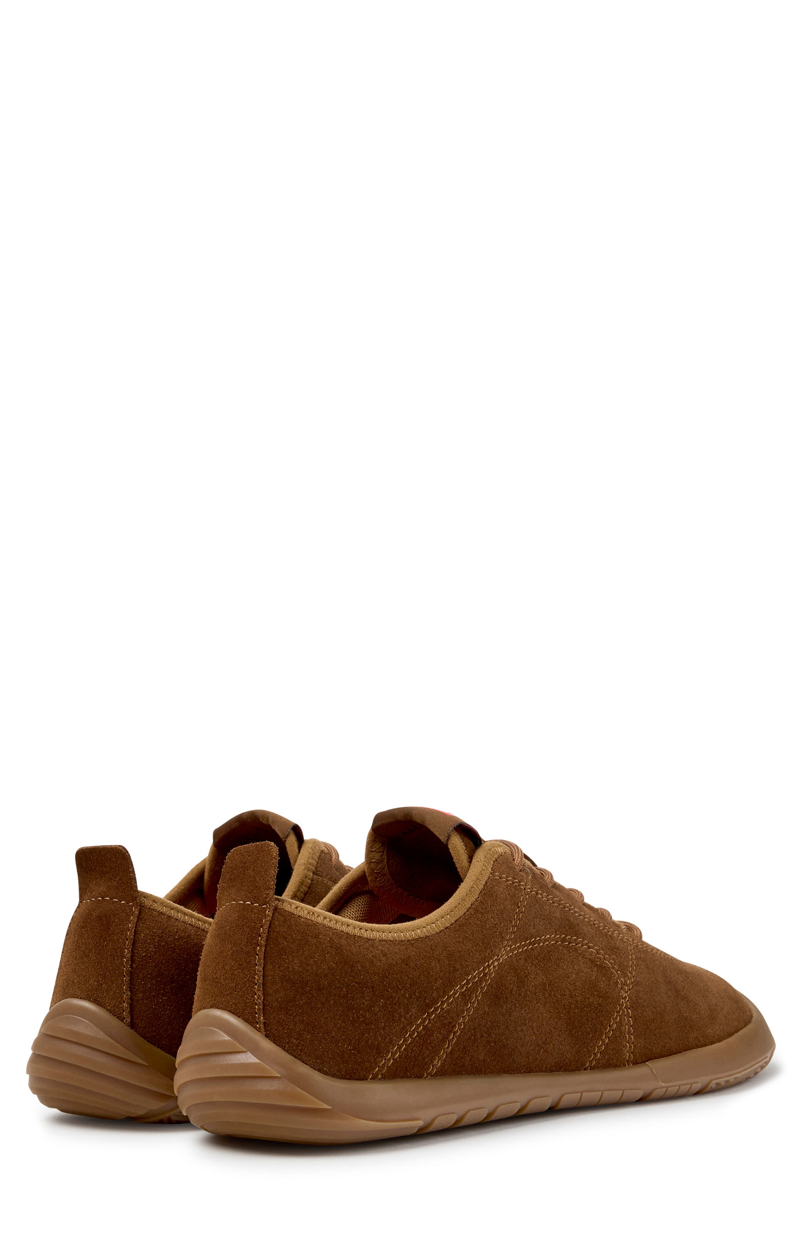 Peu Path Leather Sneaker, Alternate, color, MEDIUM BROWN