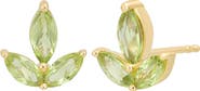Bony Levy 14K Yellow Gold Peridot Stud Earrings