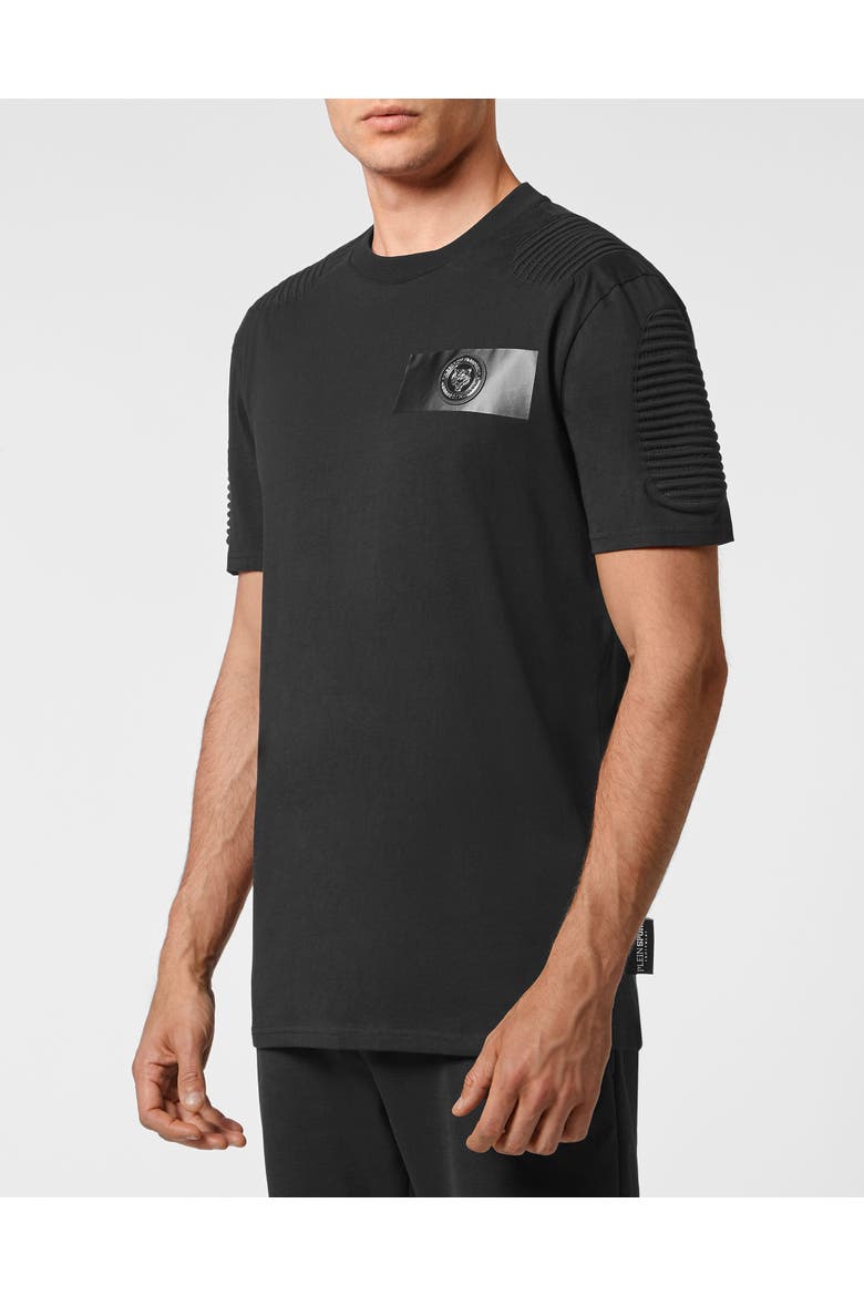 T-Shirt Round Neck Men, Main, color, black