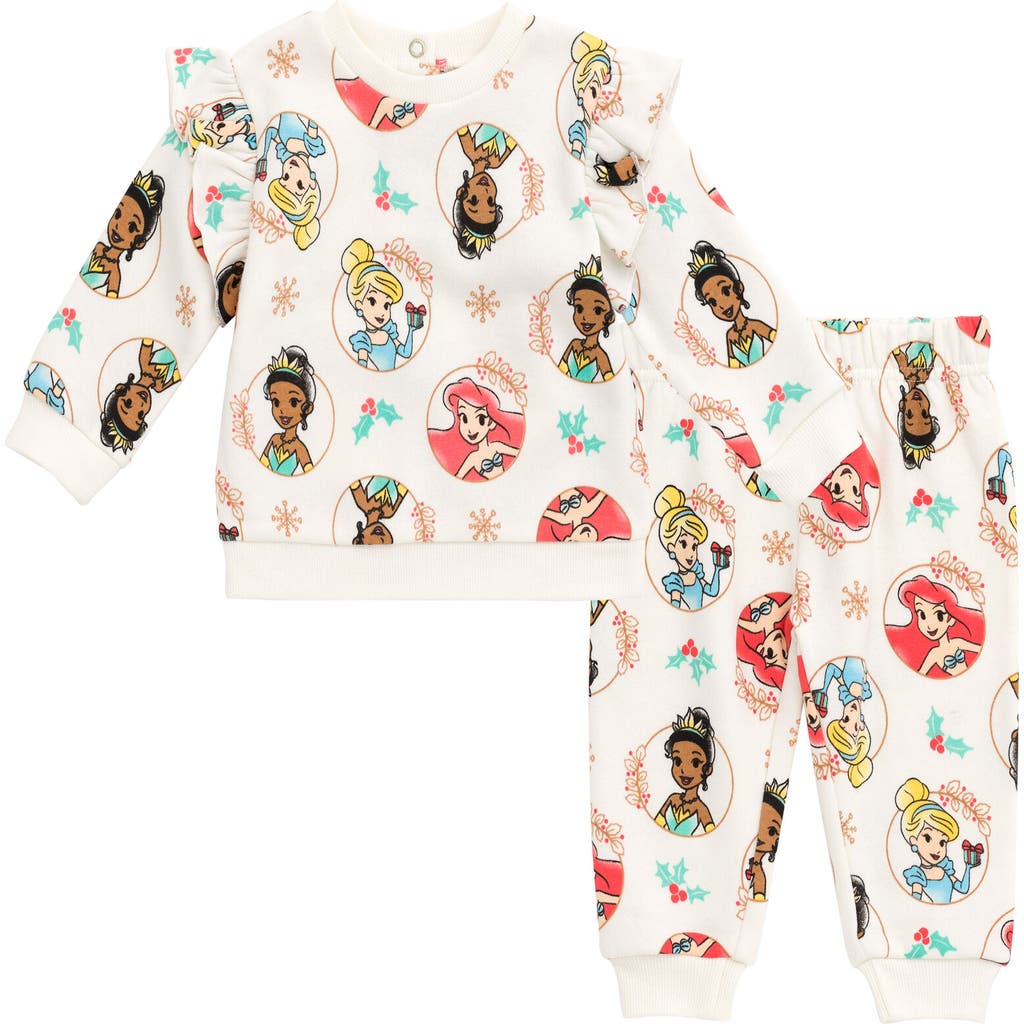 Disney Fleece Sweatshirt & Pants Set In Multi