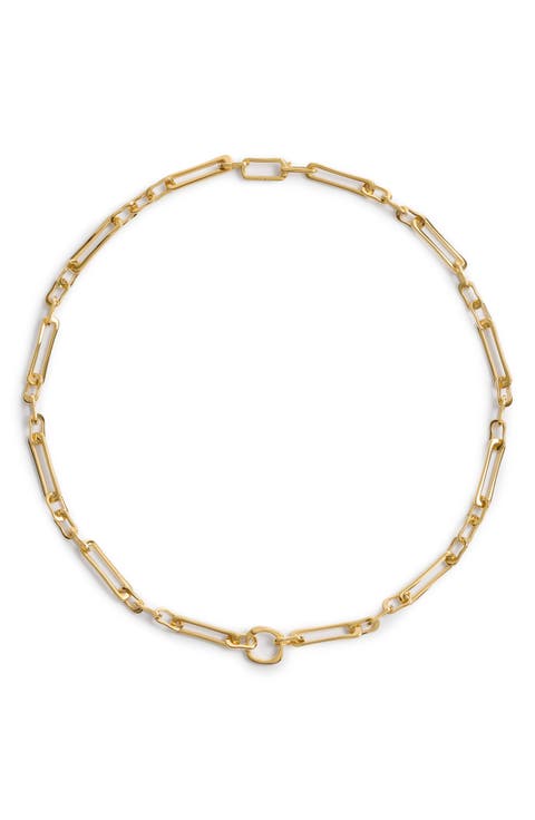 Alta 18k Gold Vermeil Charm Necklace