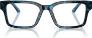 Emporio Armani 52mm Rectangle Optical Glasses