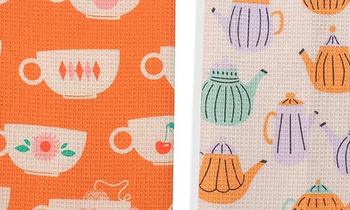 Tiramisu 3-piece Kitchen Towel Set In Multi