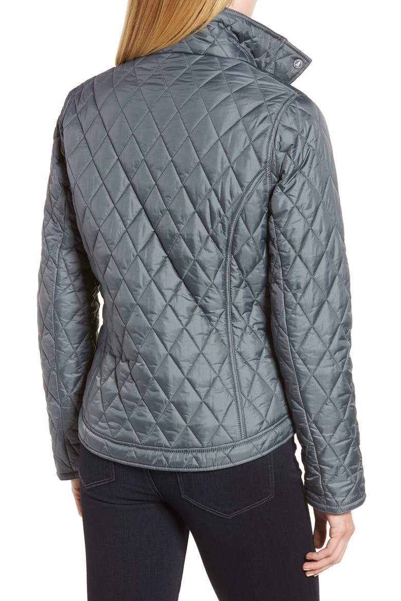 Fairway Quilted Jacket, Alternate, color, WASHED CHARCOAL