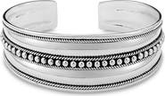SAMUEL B. Sterling Silver Beaded Cuff Bracelet