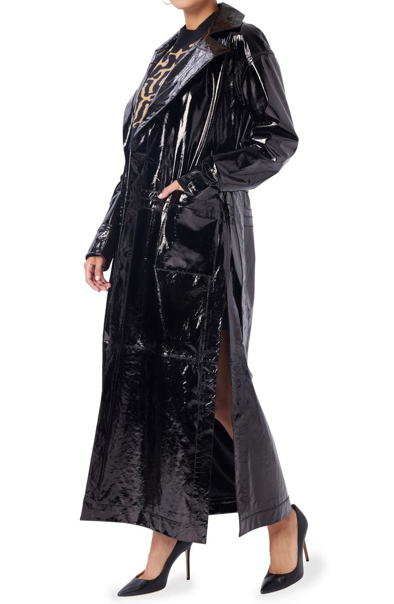 LITA by Ciara Double Breasted Maxi Coat, Alternate, color,