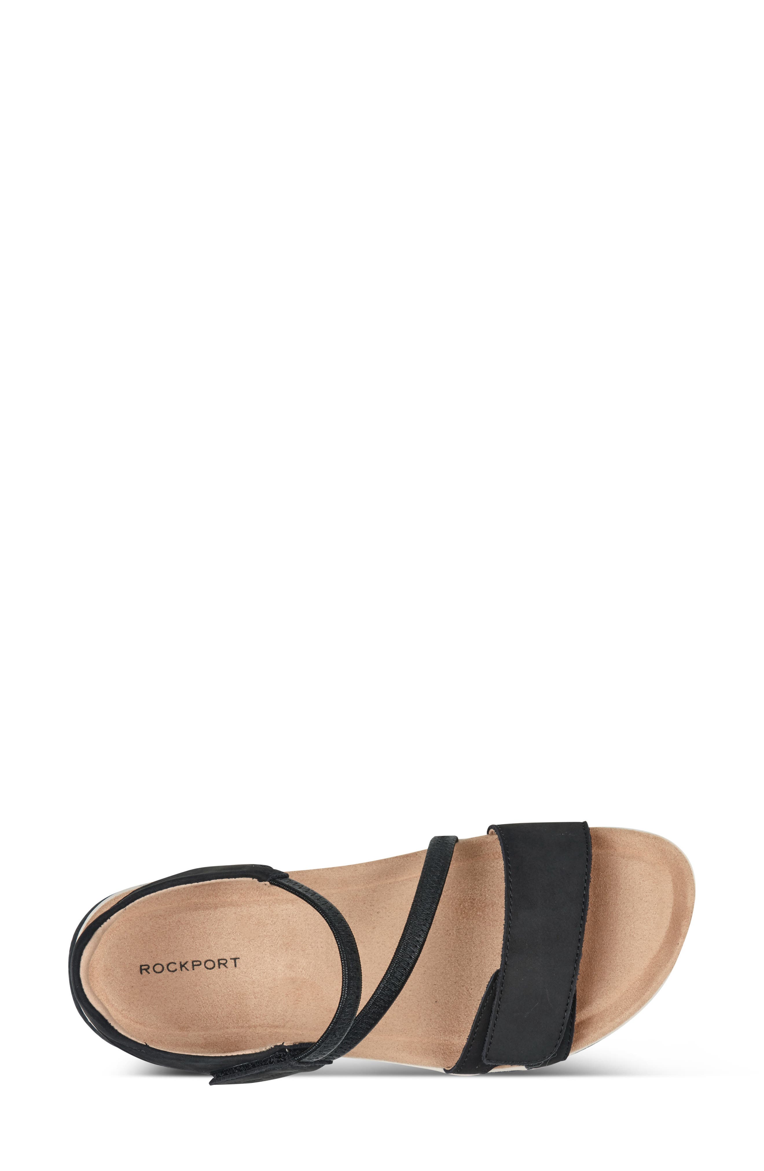 Rockport Shevon Sandal, Alternate, color, Black Nubuck Multi