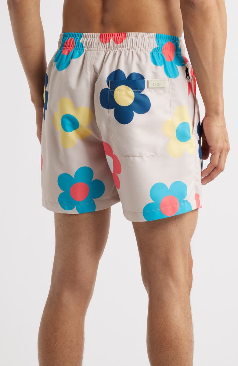 OAS Daisy Relaxed Fit Swim Trunks, Alternate, color, 