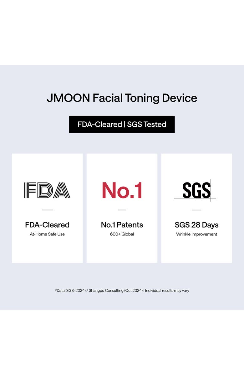 JMOON NouvelleSkin Microcurrent & LED Facial Toning Device, Alternate, color, 