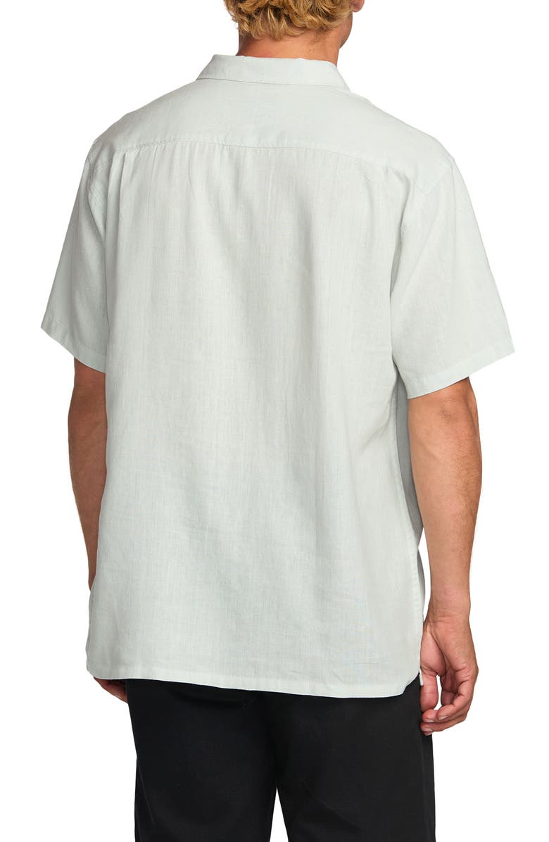 Billabong Ricardo Short Sleeve Button-Up Shirt, Alternate, color, Ash Blue