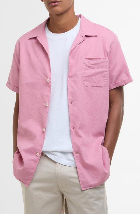 Nelson Garment Dye Cotton & Linen Camp Shirt