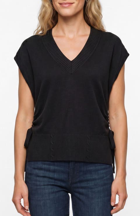 V Neck Dolman Sweater