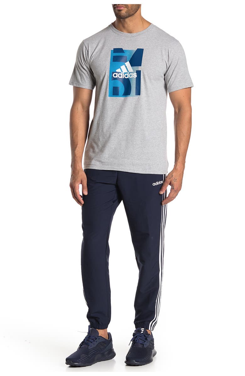 adidas Essentials 3 Stripes Wind Pants, Alternate, color, 