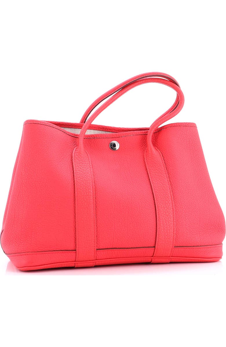 Pre-Owned Hermes Garden Party Tote Leather 30, Alternate, color, Bougainvillier