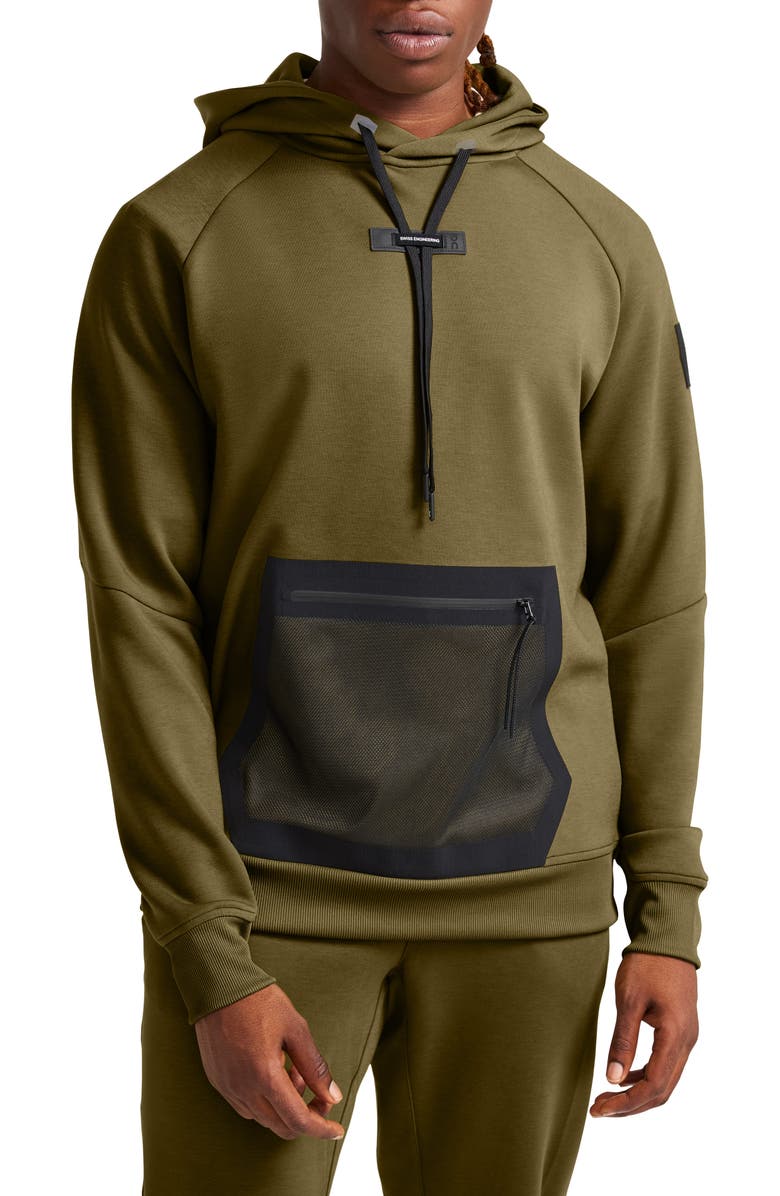 On Pullover Hoodie, Main, color, Hunter