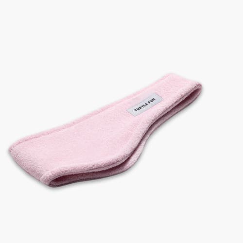 Turtle Fur Bang Band Fleece Headband In Pink